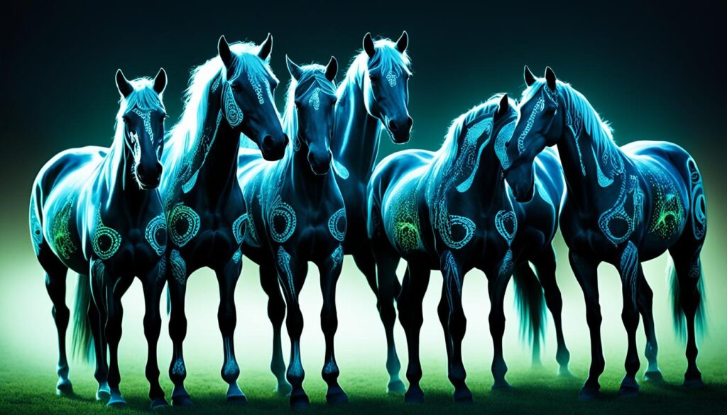 Equine Communication Using Bioluminescent Markings