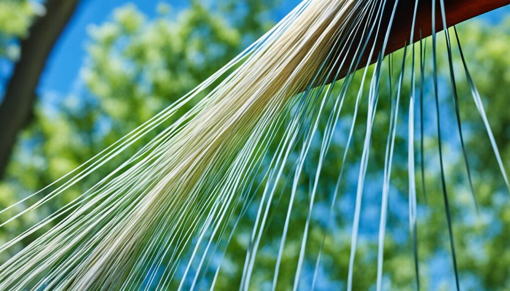 sustainable string materials